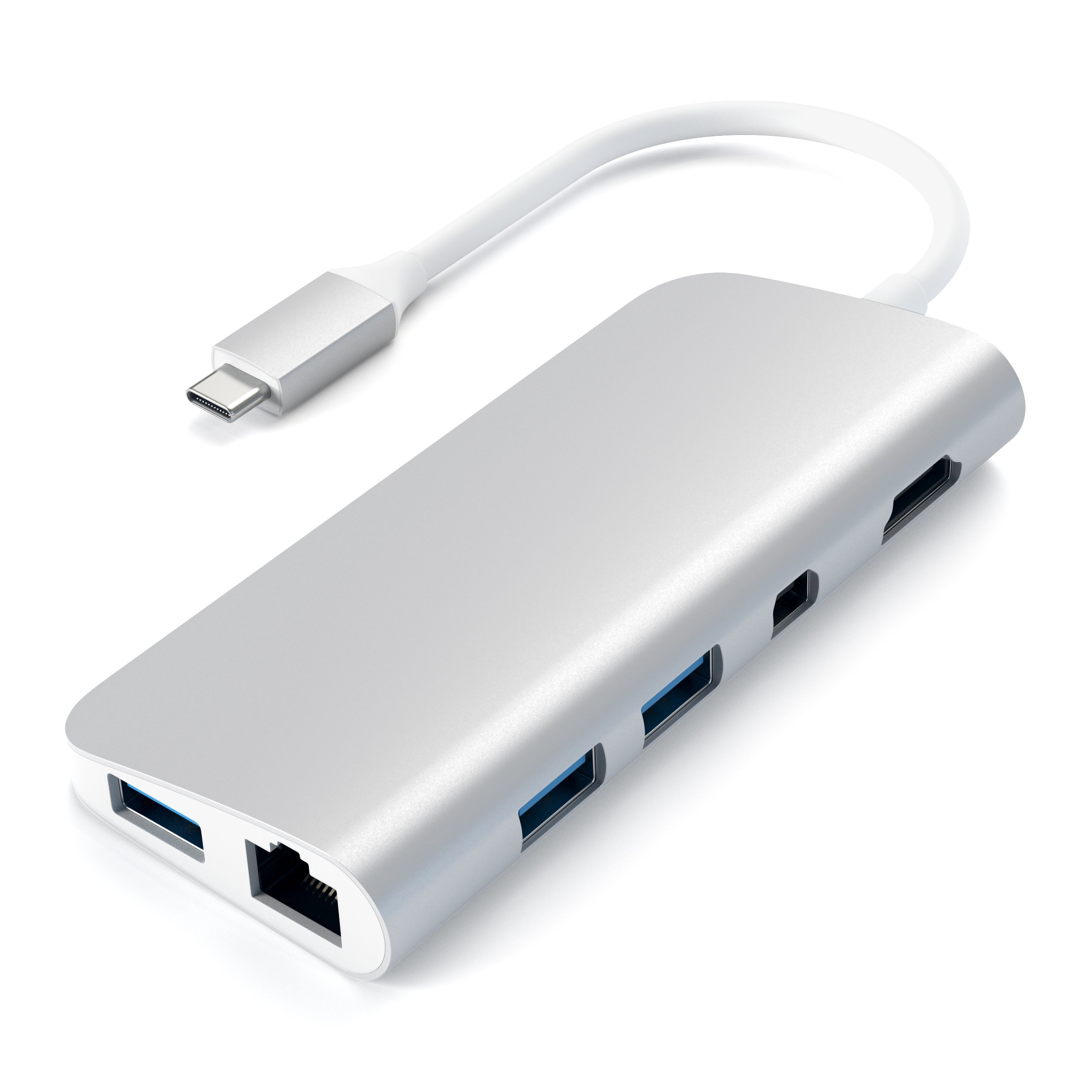 Satechi – HUB USB-C Multimédia (Silver)