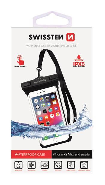 Swissten – Waterproof Case 6.5” (black)