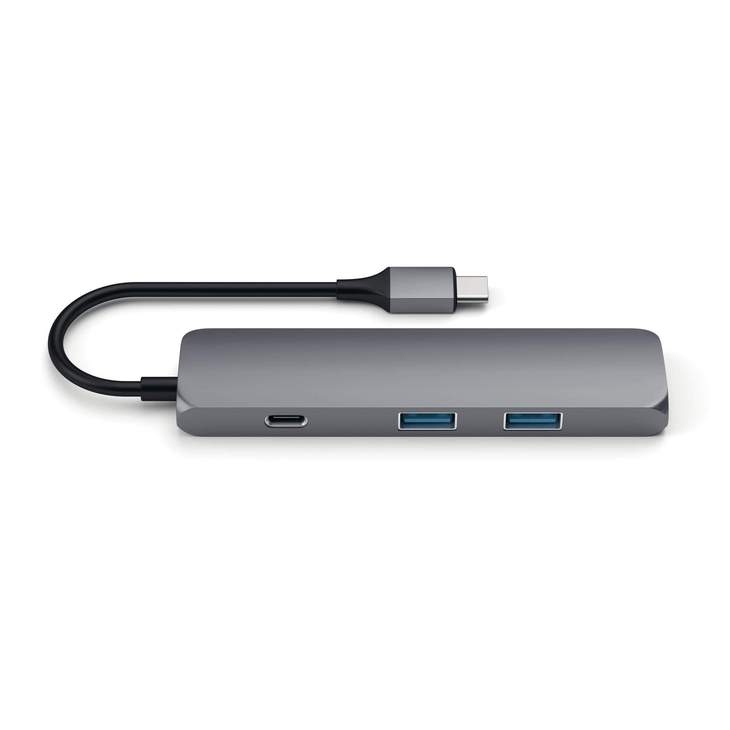 Satechi – USB-C Multiport Slim Adaptador (Space Grey)