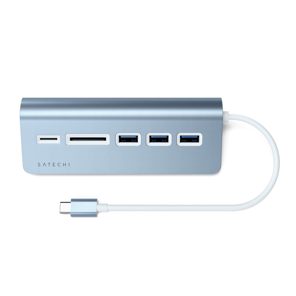 Satechi – USB-C Combo Hub for Desktop Azul