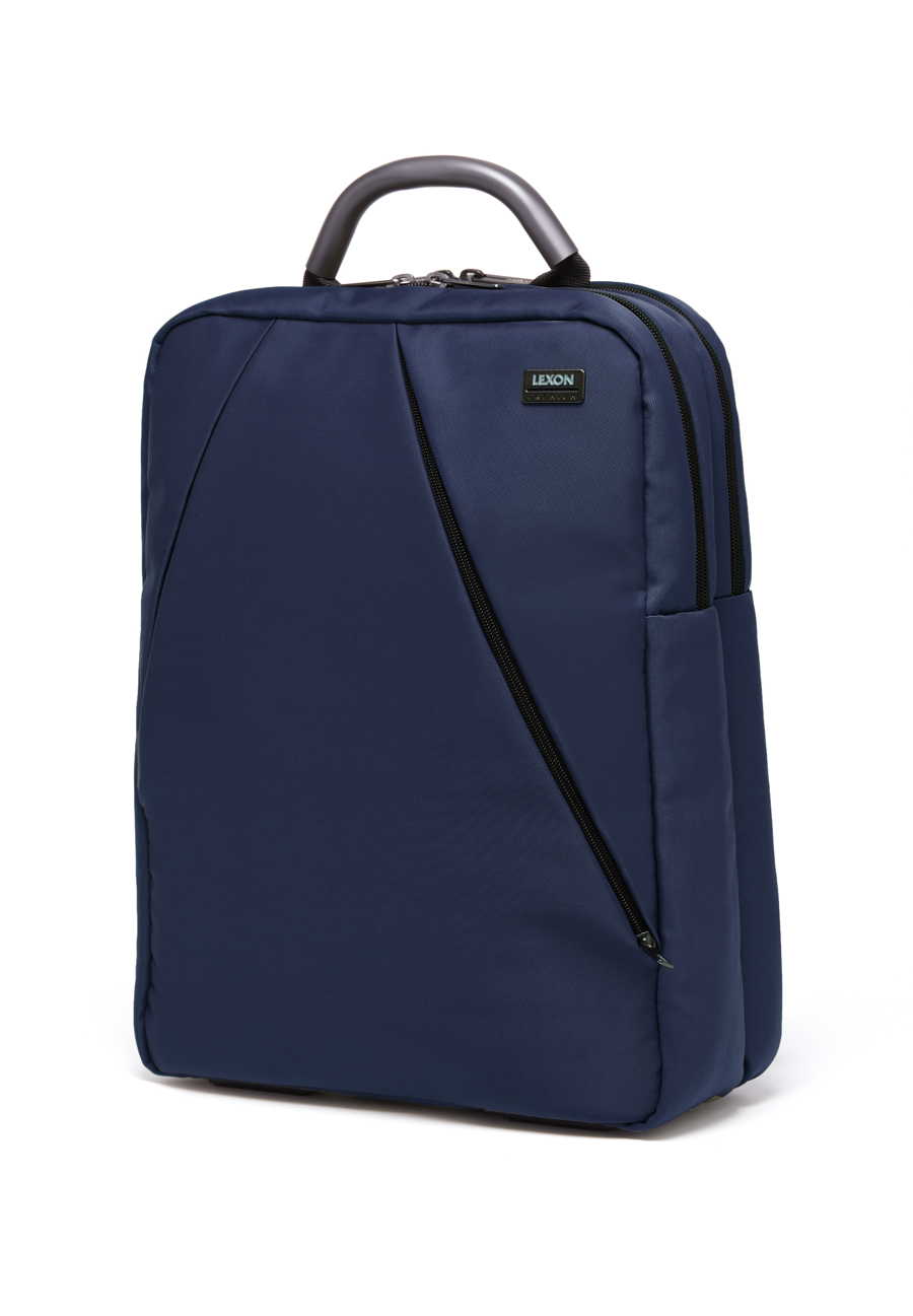 Lexon – Mochila Premium+ Double Backpack Azul