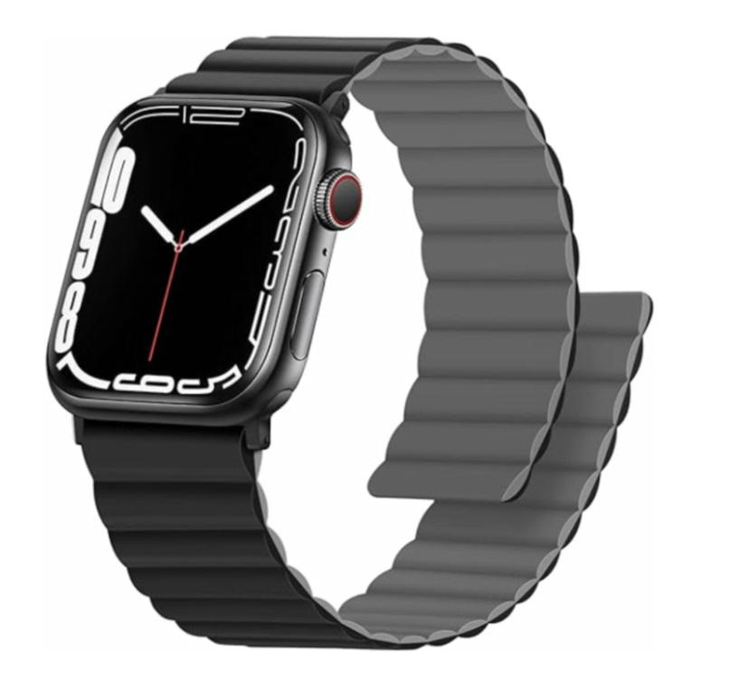 Swissten – Wave Magnetic Apple Watch 38-41mm (black/grey)