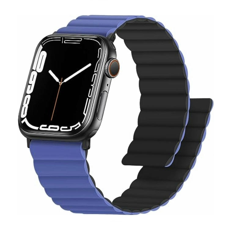 Swissten – Wave Magnetic Apple Watch 42-49mm (blue/black)