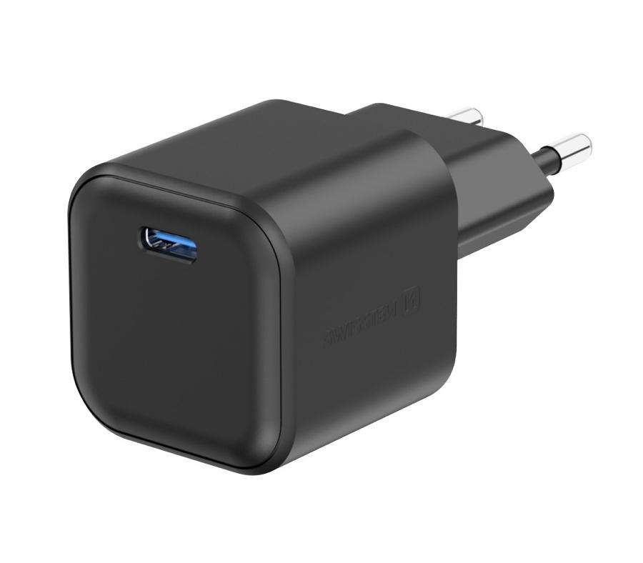 Swissten – Travel Charger GaN 35W (black)